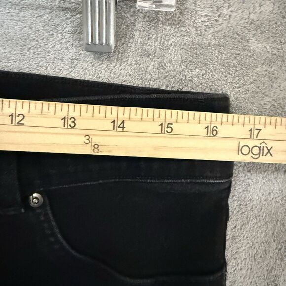 SPANX ANKLE SKINNY BLACK Pull On Jeans Women Size XL Jeggings 20278R Stretch - Picture 6 of 7